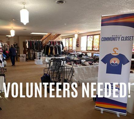 Clothes set up in a room 